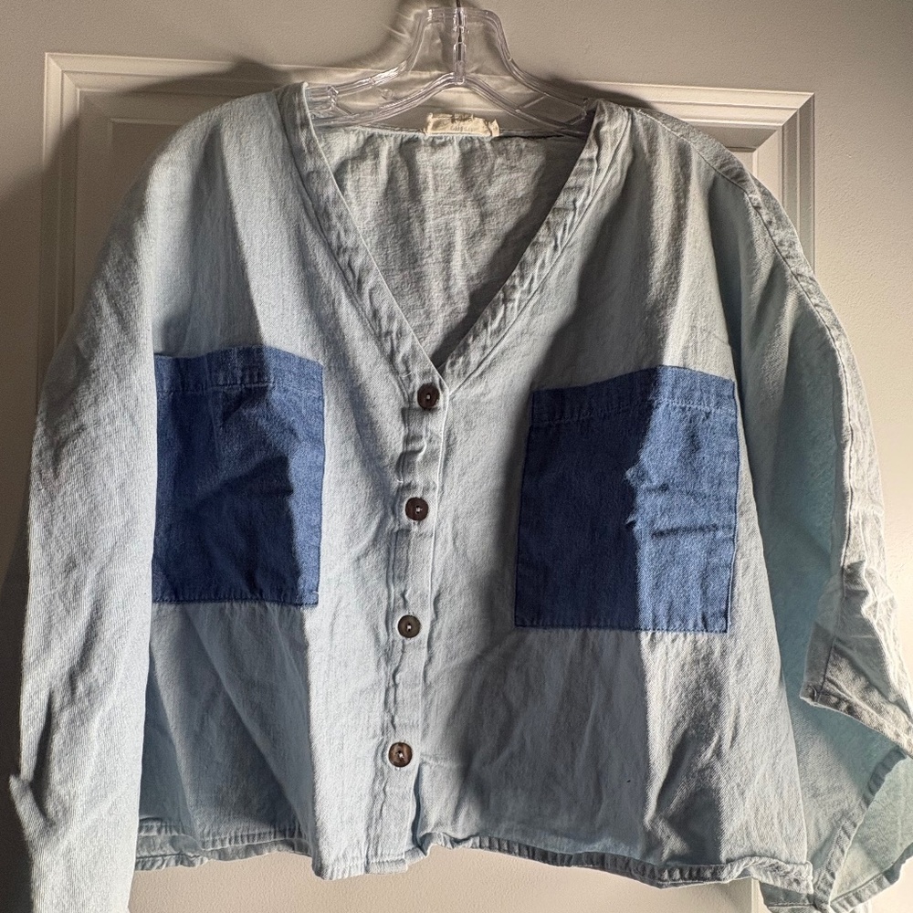 Entro Denim Color - Block Top